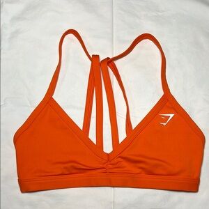 Gymshark Orange Y-Back Sports Bra
